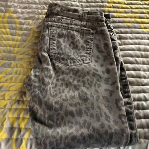 Current-Elliot cheetah jeans